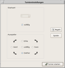 Turniereinstellungen